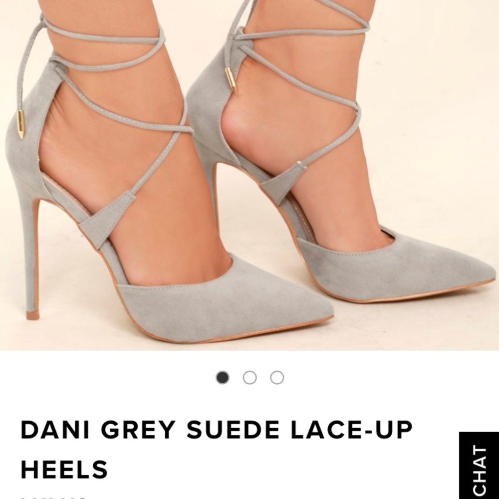 Lulus strappy heels - never worn!